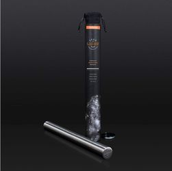 Feed the Lions Premium 304 Stainless Steel Long Rod Rolling pin 16.14 inch (41cm) for Professional Kitchens. Roll Perfect Pastry, Fondant and Dough -