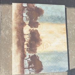 Tree canvas picture- like new