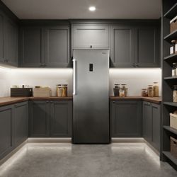 Premium Levella 14 Cu. Ft. Frost-Free Vertical Freezer with Digital Control & LED Light, Silver (PFV1406XS)