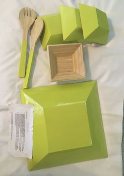 Bamboo Salad bowl set