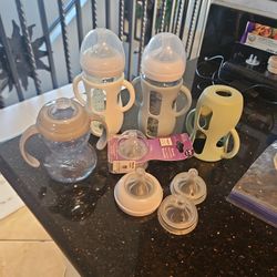 Used Glass Baby Bottles 