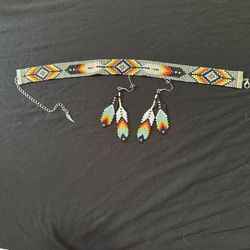 Native American Choker Earrings