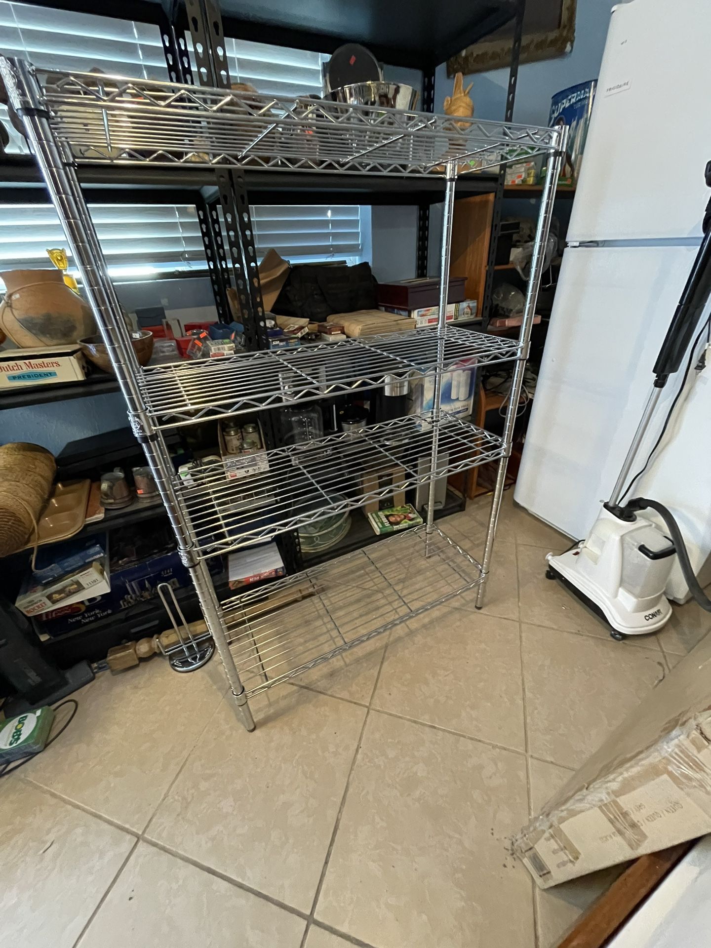 Metal shelf