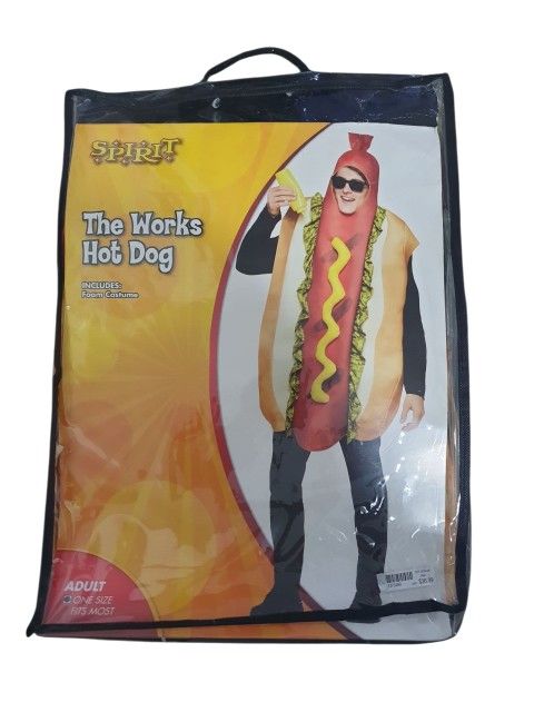 Hot Dog Adult Halloween Costumes. One Size Fits Most. *Foam Costume.