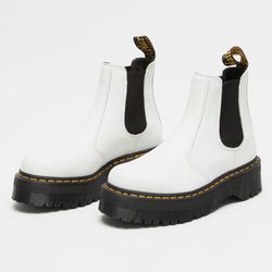 2976 Smooth Leather Doc Marten Platform Chelsea Boots Dr Marten Shoes (Women’s Size 7)