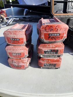 Hilti batteries