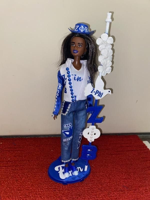 Zeta Phi Beta Sorority Barbie Dolls 