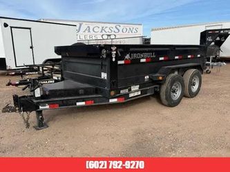 2023 Iron Bull 12X72 Tandem Axle Dump, 24"" Sides