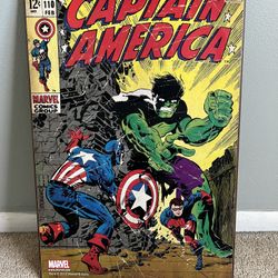 Captain America / Hulk Poster