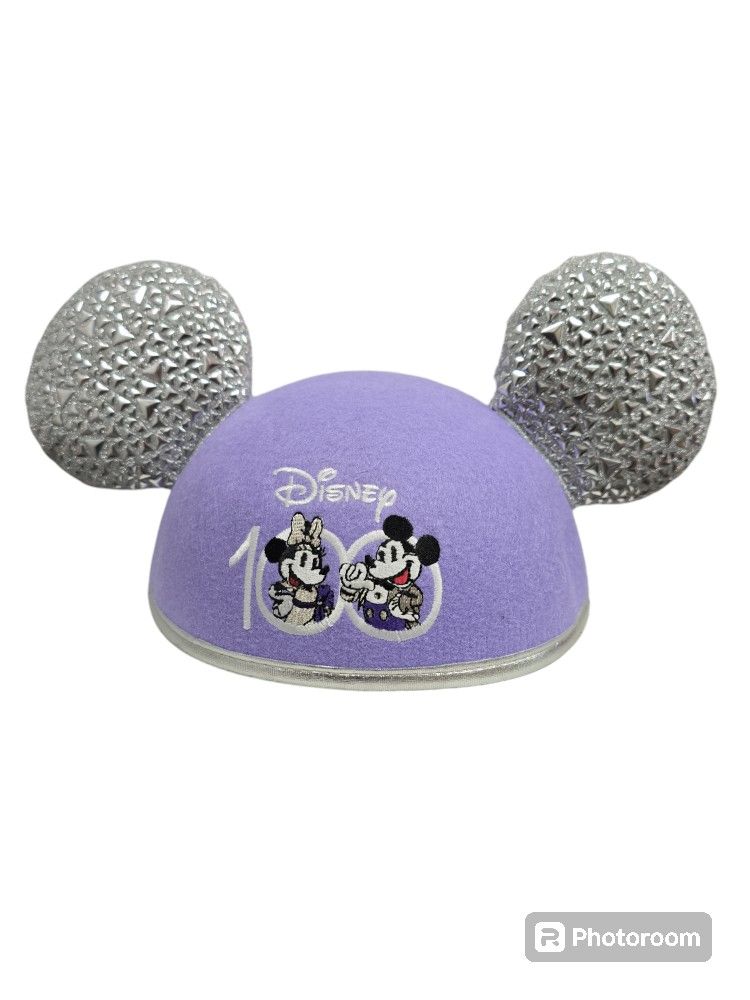 Disney 100 Years Limited Edition Lavender& Silver Ears 