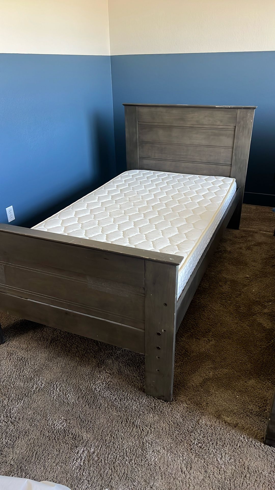 Twin Bed With Mattress