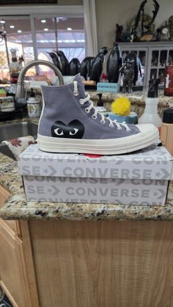 Converse Chuck Taylors Grey Comme Des Garcons Grey   