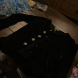 Black Velvet Buttoned Up medium 56