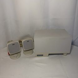 Altec Lansing Multimedia Computer Speaker System ACS33 Powercube 3 PC Working