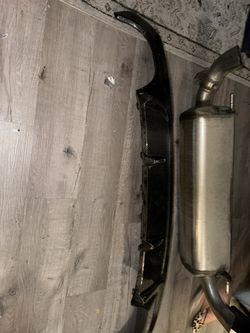 M440i Muffler and carbon fiber rear bumper
