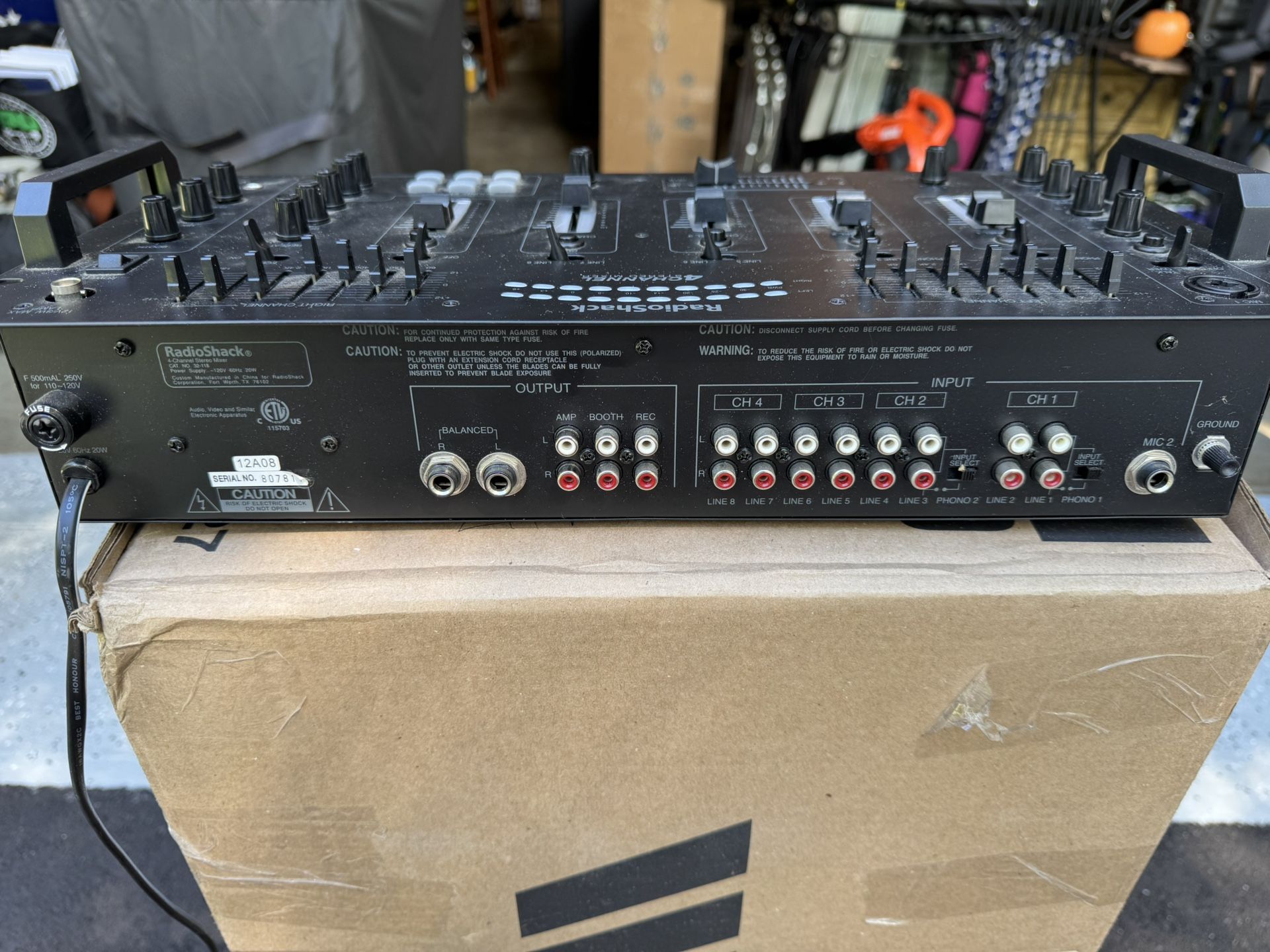RadioShack 4 Channel Stereo Mixer