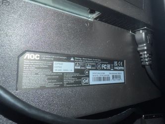 AOC 240 hz monitor 27” /sceptre monitor 165 hz 24”