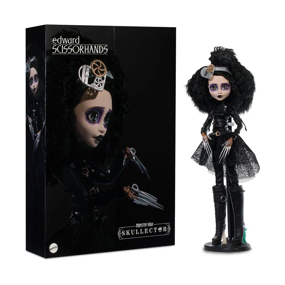 Monster High Skullector Edward Scissorhands Doll — 2025 Mattel Creations