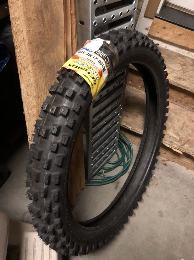 Brand new dirt bike tire