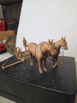Vintage folk art carving