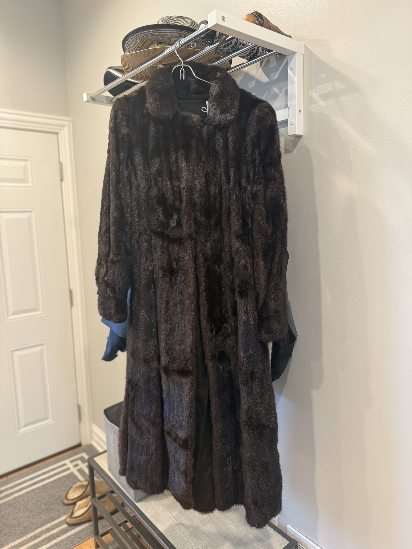 Mink coat made of fine mink