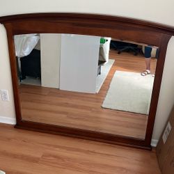 Thomasville Wood Dresser Mirror