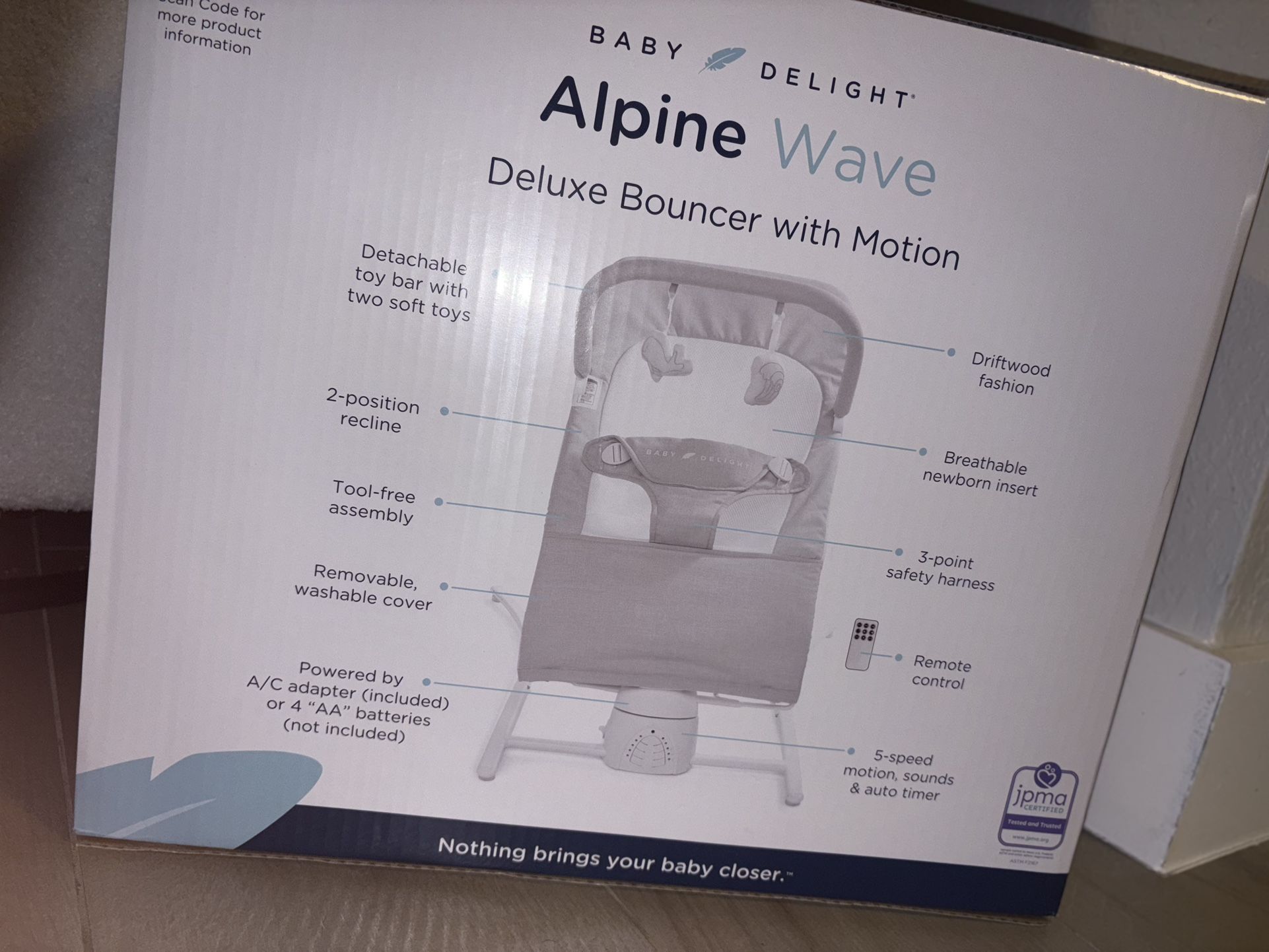 Alpine Wave Deluxe Bouncer