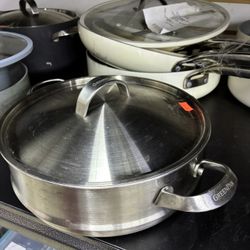 GreenPan Stainless Steel Pot with Lid