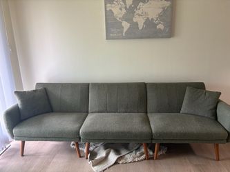 Dark green couch