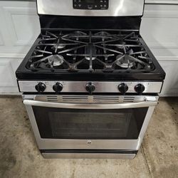 GE stainless steel gas stove 