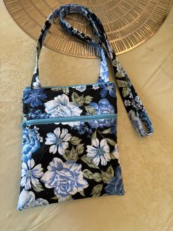 Crossbody Purse - 2 Outside Zippers - 7 1/2” X 6 1/4” - New
