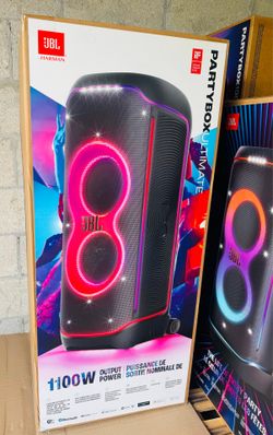 🔊 JBL PARTYBOX ULTIMATE - 1100W RMS - NUEVA, SELLADA EN CAJA 🔥 Lleva la fiesta a otro nivel con la reina de las PartyBox. Potencia brutal, luces de 