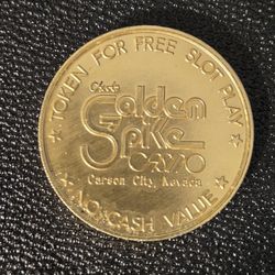 Chuck's Golden Spike Casino Tokens