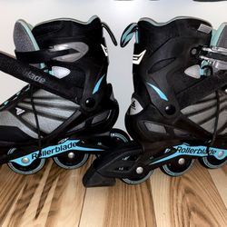 Rollerblade Zetrablade Elite Women’s Inline Skates, Size 9, Blue