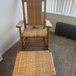 Brumby Rocking Chair with Matching Footstool