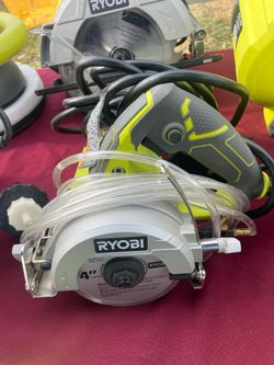 RYOBI 12 -Amps 4 in. Blade Corded Wet Tile Saw