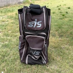 Smash It Sports Roller Gear Bag SIS Baseball/Softball Black Bat Travel