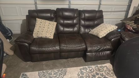 Couch Set Real Leather