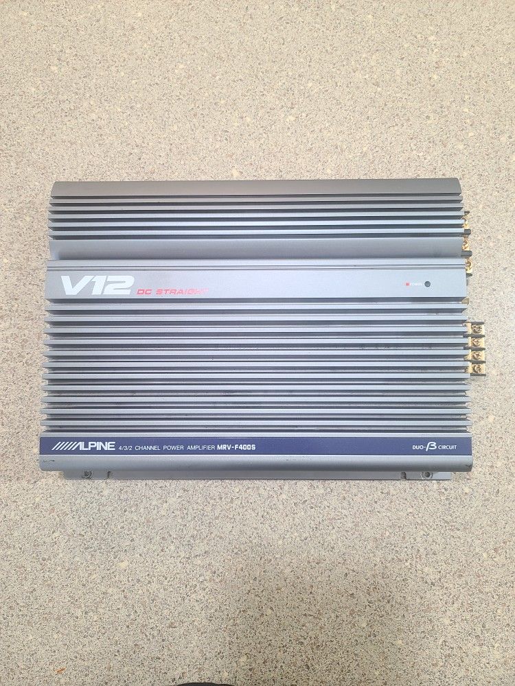 Alpine V12 MRV-F400S Car Audio Amp DC Straight Power Amplifier