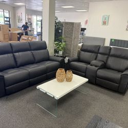 Ashley Reclining Sofa And Loveseat 