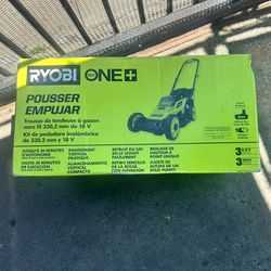 Ryobi One 13” 18V Cordless Lawn Mower Kit