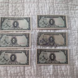 Japanese One Peso 6 banknote 