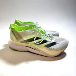adidas Adizero Boston 12 Running Shoes White Black Green Spark IG3321 Men Size 9.5 NWT