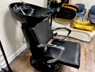 Salon Shampoo Bowl and Chair
