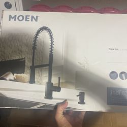 MOEN black Farmhouse Kitchen Faucet