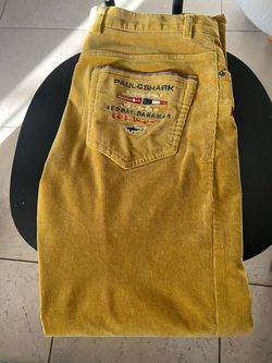 Paul & Shark Yellow Corduroy Pants