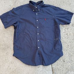 Navy Polo Ralph Lauren button-up shirt size XL