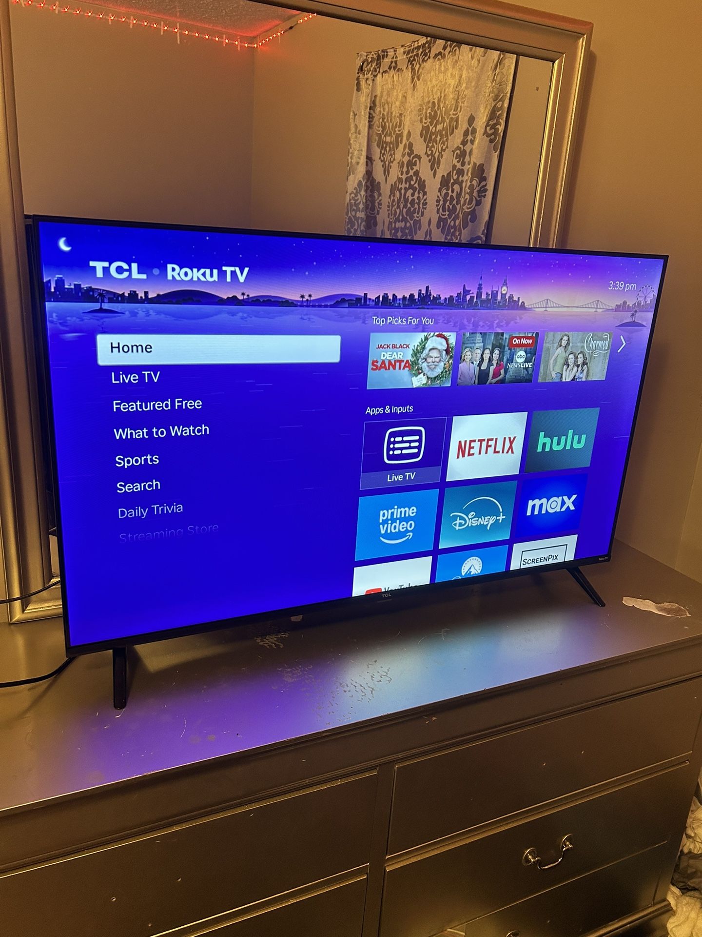 4K TCL Roku TV Like New