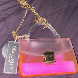 Pink Jelly Purse