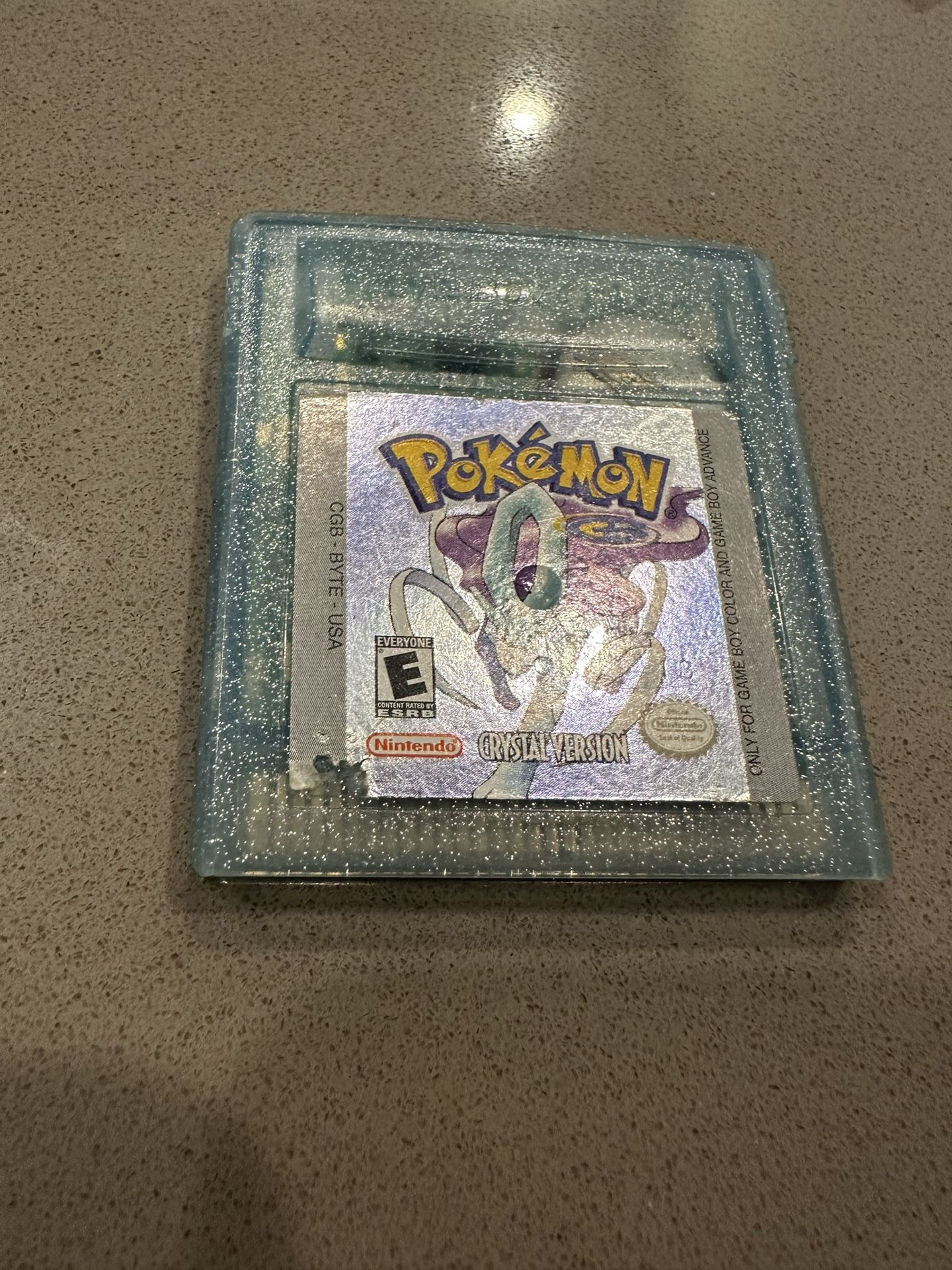 Authentic Game boy Color Pokemon Crystal Version